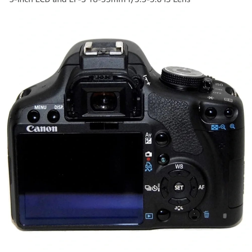 Canon EOS Rebel T1i Black Digital Camera Sleek Design